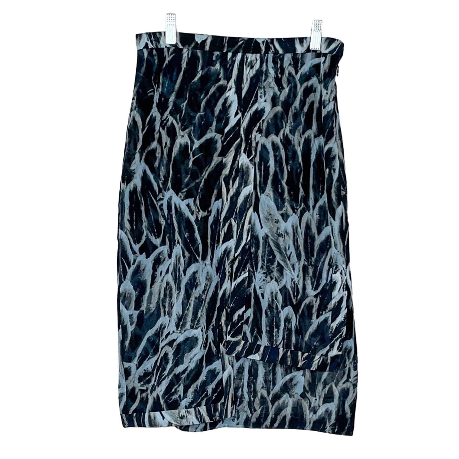 Halston Heritage Halston Heritage Tiered Hem Skirt, NWT, Size 2, MSRP $275 Size 26" / US 2 / IT 38 - 4 Thumbnail