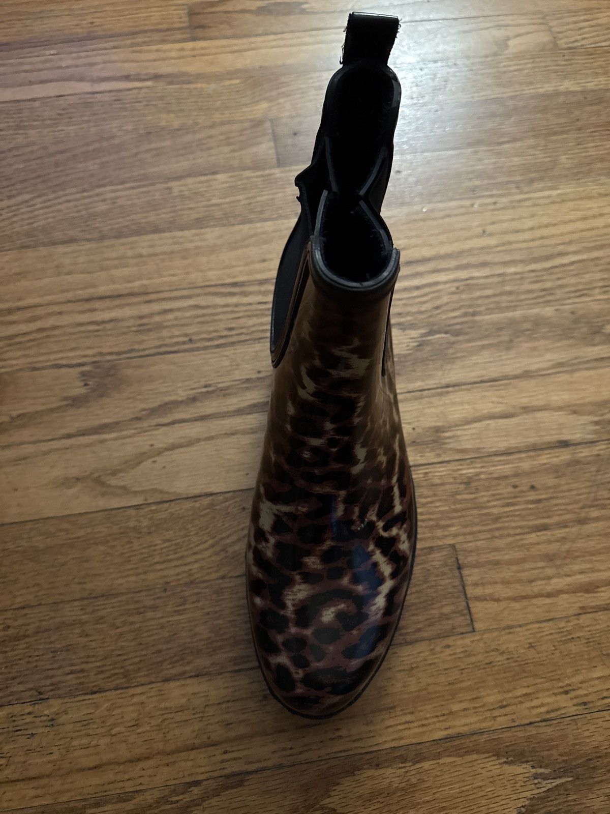 Jeffrey Campbell Cheetah Print Rain Boots Size US 9 / IT 39 - 4 Thumbnail
