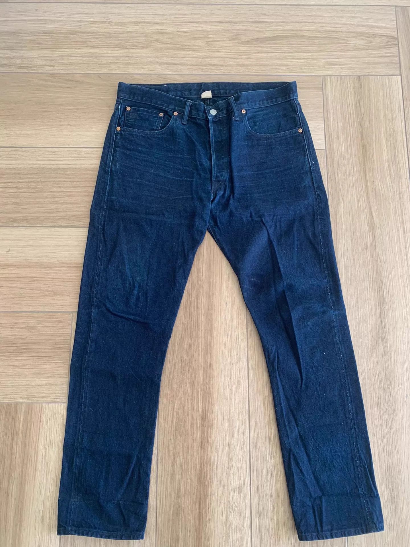 RRL Ralph Lauren RRL Vintage Indigo Dyed Slim Narrow Selvedge USA Jean Size US 34 / EU 50 - 1 Thumbnail