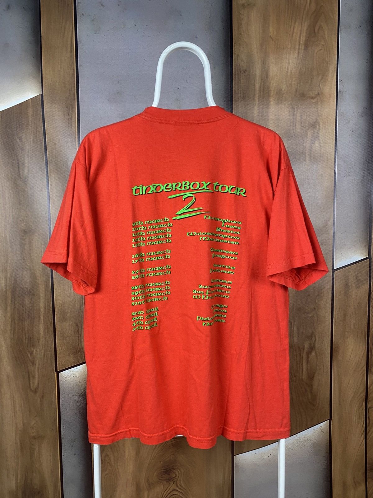 Band Tees 🪉Vintage 90s T-Shirt Stiff Little Fingers Pure Gold VTG Tee🪉 Size US L / EU 52-54 / 3 - 2 Thumbnail