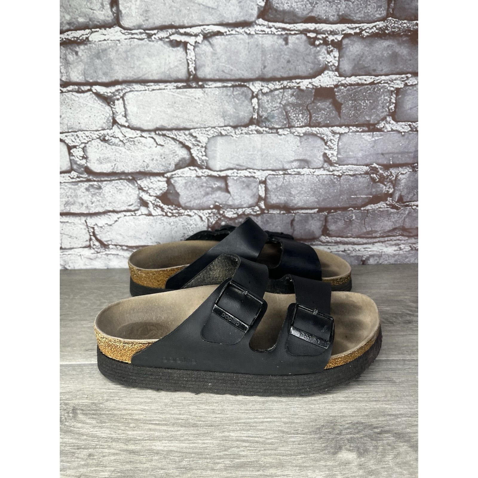 Birkenstock Birkenstock Papillio Arizona Platform Vegan Black Birko-Flor Size US 9.5 / IT 39.5 - 17 Thumbnail