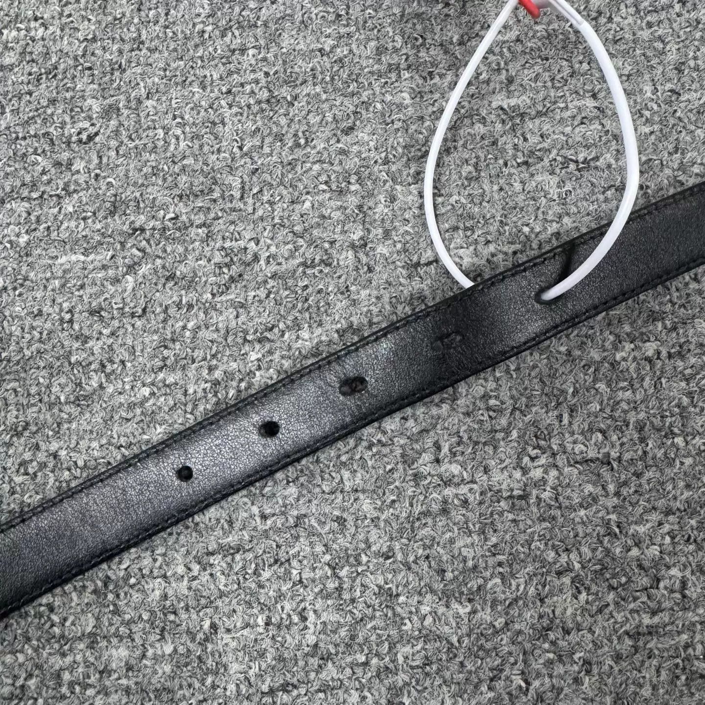 Prada Prada Triangle Logo Buckle Belt 95 New 34/85 Size ONE SIZE - 6 Thumbnail