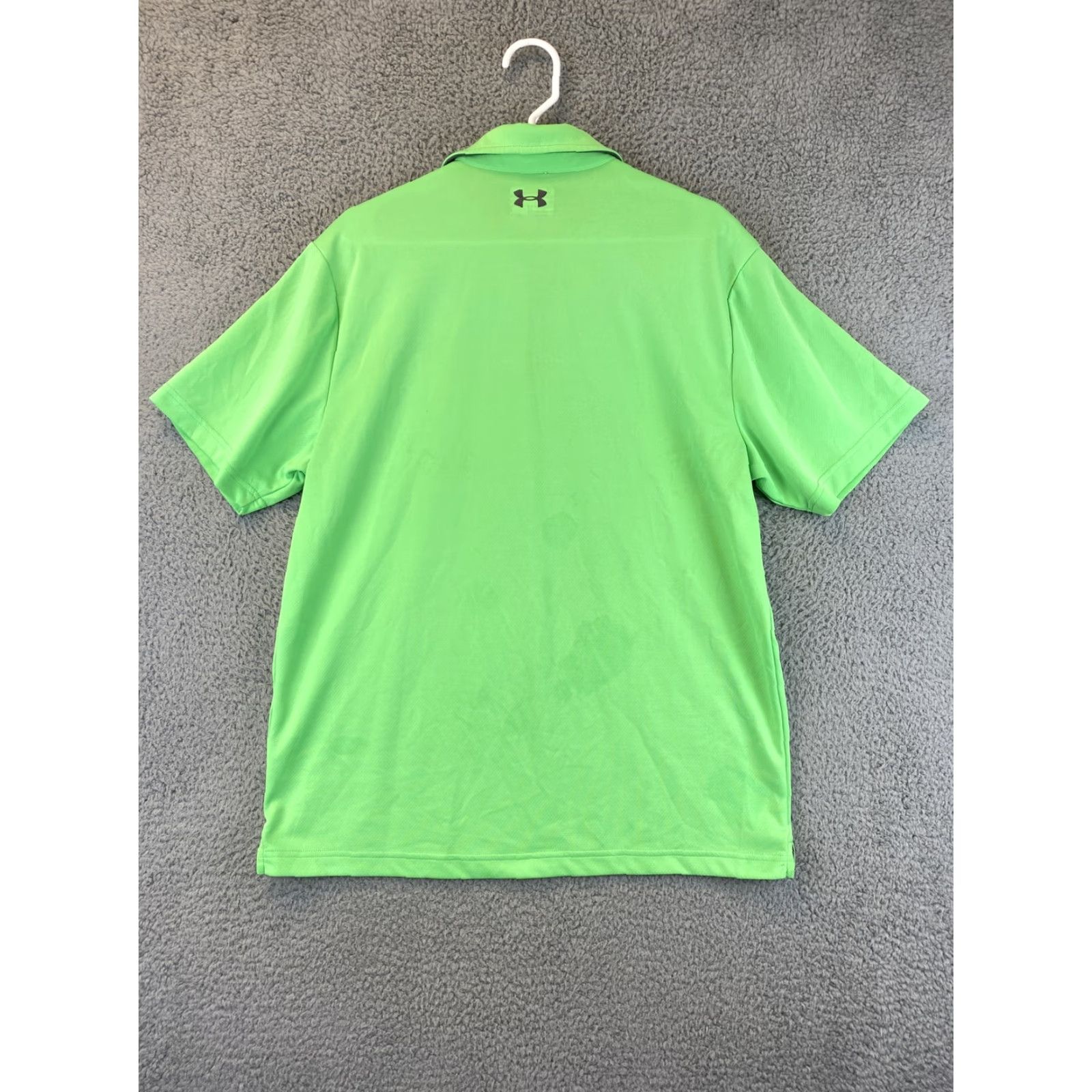 Under Armour Under Armour Golf Men’s L Short Sleeve Polo Dri-Fit Green Stretch 61-12 Shirt/Pol o? (Oops) Size US L / EU 52-54 / 3 - 7 Thumbnail