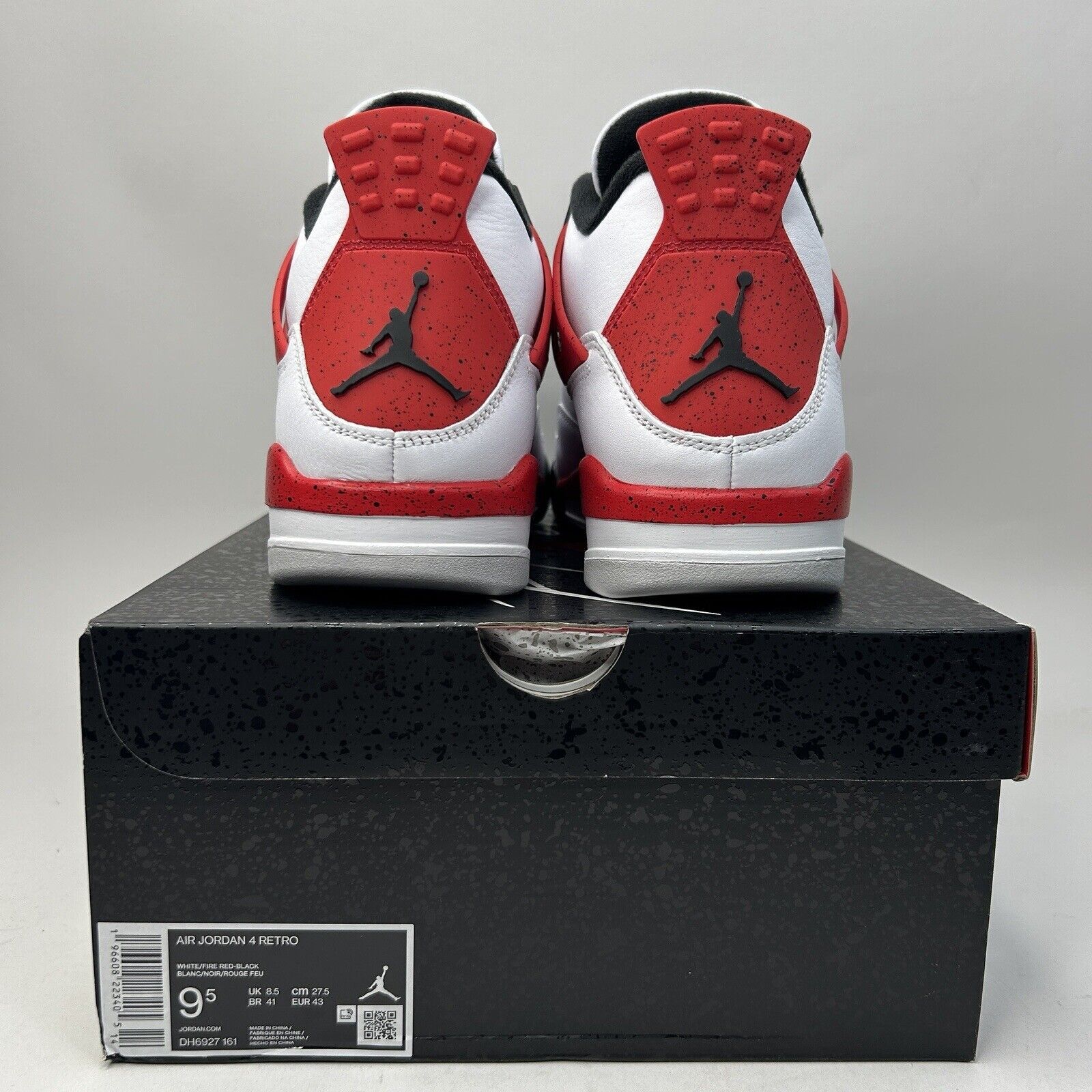 Jordan Brand Nike Air Jordan 4 Retro “Red Cement” 2023 Size US 9.5 / EU 42-43 - 4 Thumbnail
