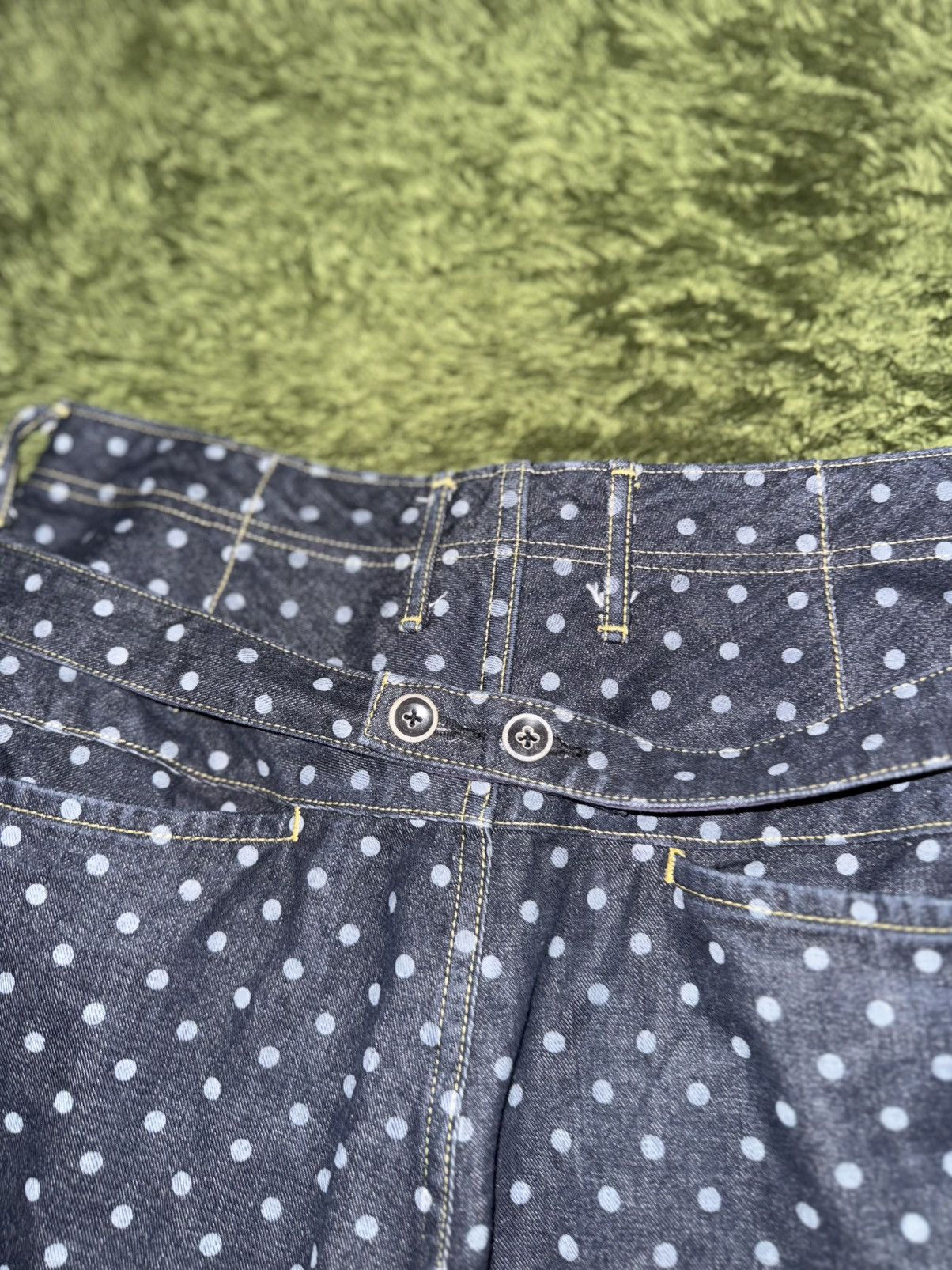 Kapital [2] KAPITAL Dot Pattern Button-Fly Denim Pants Size US 30 / EU 46 - 11 Thumbnail