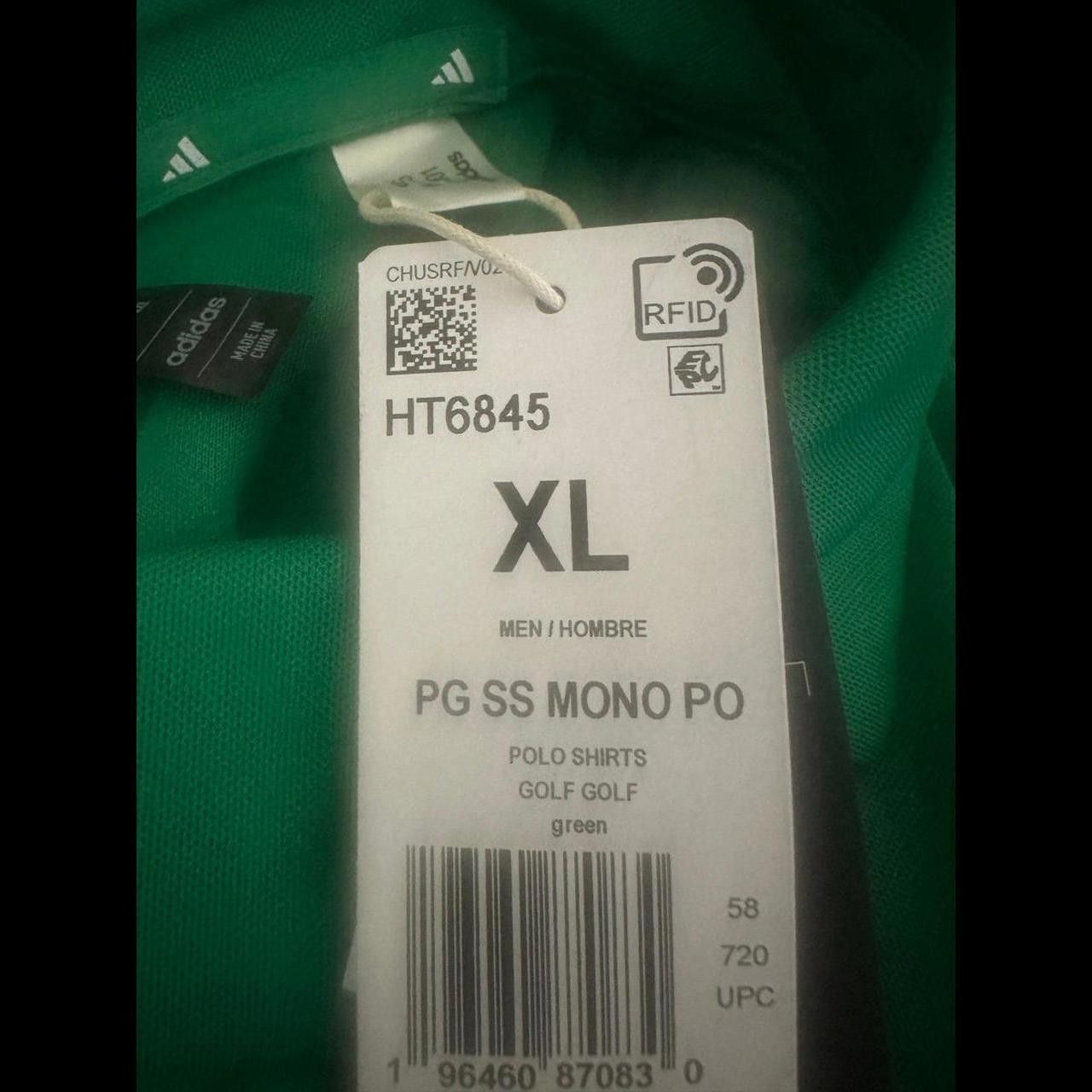 Adidas Mens Play Green Monogram Golf Size US XL / EU 56 / 4 - 5 Thumbnail
