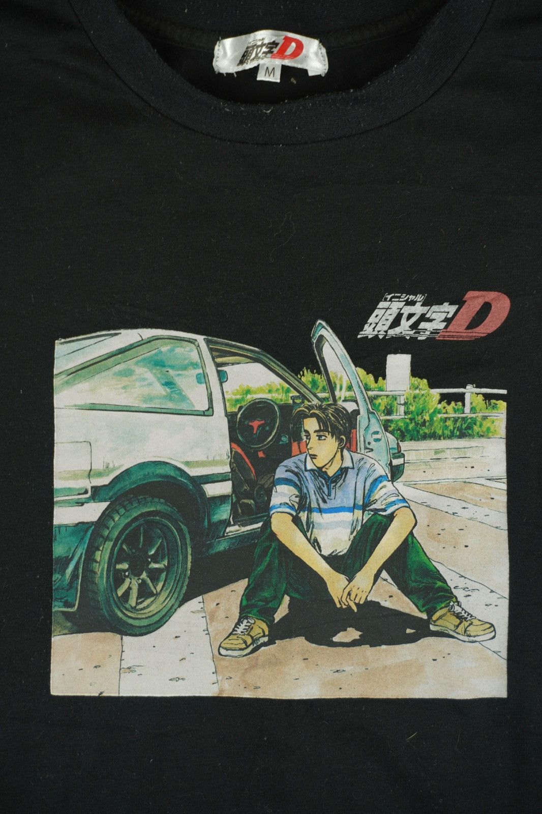 Cartoon Network Initial D Men T-shirt Black Toyota AE86 Takumi Fujiwara Japa Size US M / EU 48-50 / 2 - 4 Thumbnail