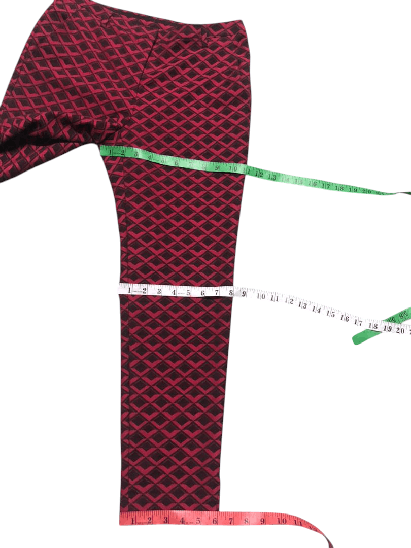 Krizia × Krizia Uomo Evex By Krizia Geometric Colourful Ankle Pants Women Size 30" / US 8 / IT 44 - 22 Thumbnail