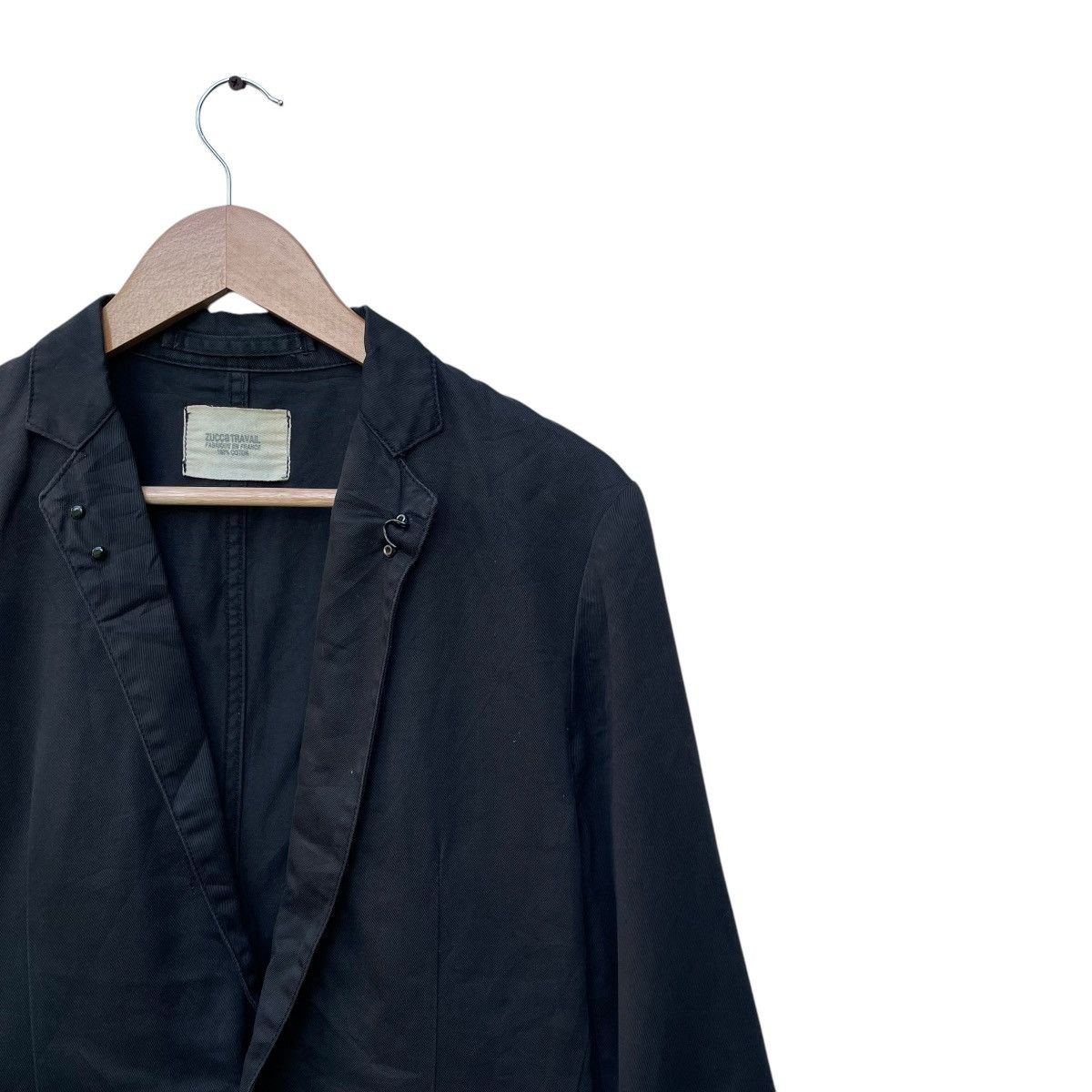 CABANE de ZUCCa × Issey Miyake × Zucca Zucca Dual Pocket Cropped Jacket Made In Japan Size M / US 6-8 / IT 42-44 - 3 Thumbnail