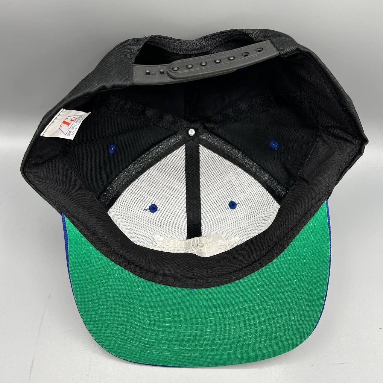 Other Vintage Aaron Carrier Hat Men Black Blue Snap Back Cap Size ONE SIZE - 2 Thumbnail