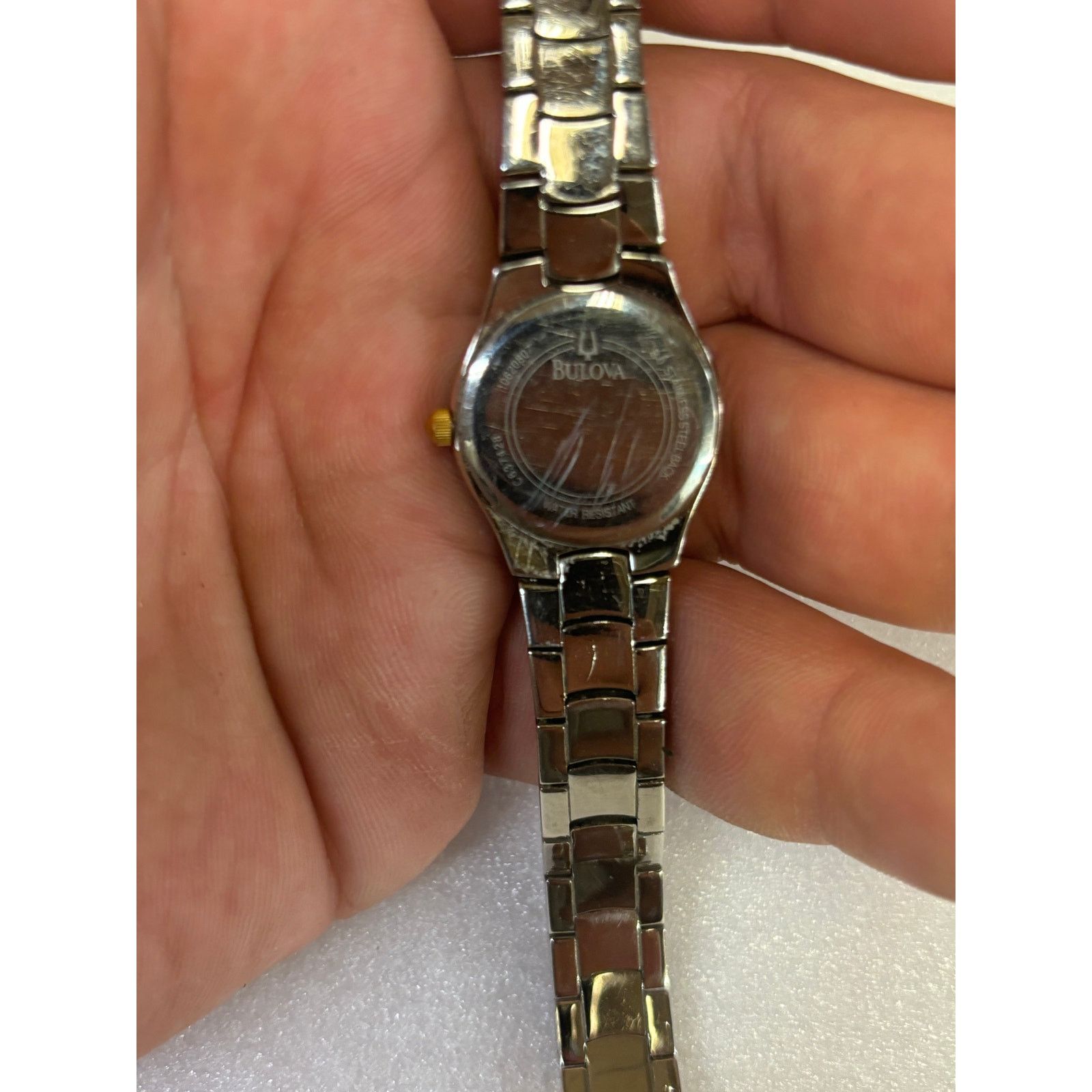 Bulova Bulova Silver Dial 2-Tone Women’s Watch! New Battery! Size ONE SIZE - 9 Thumbnail