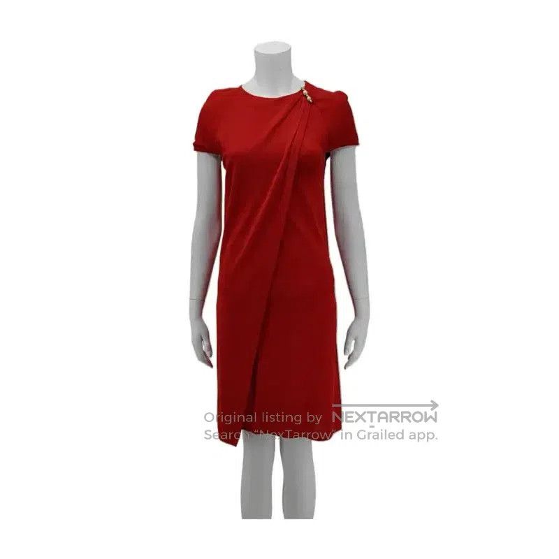 Louis Vuitton Louis Vuitton Summer Red Dress XS Size . Size XS / US 0-2 / IT 36-38 - 1 Thumbnail