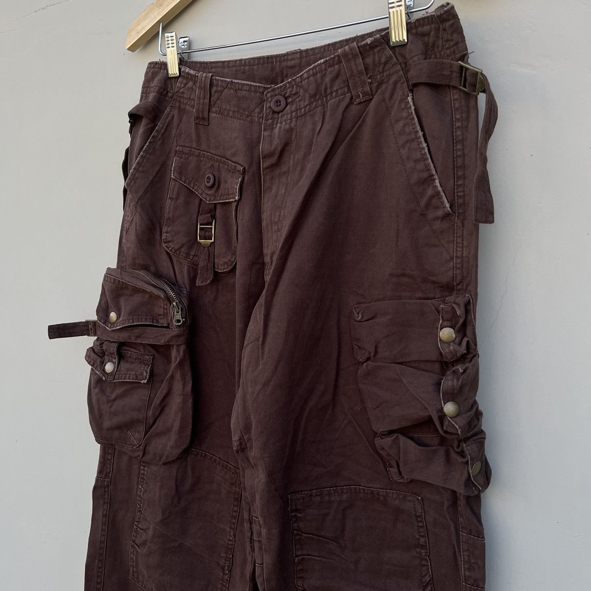 If Six Was Nine × Japanese Brand × Le Grande Bleu (L.G.B.) Japanese brand multi pocket bondage pants Size US 32 / EU 48 - 3 Thumbnail