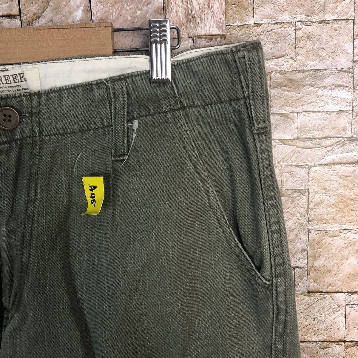 Japanese Brand Outreef Green tactical punk Cargo Multipocket Pants #A45 Size US 33 - 6 Thumbnail