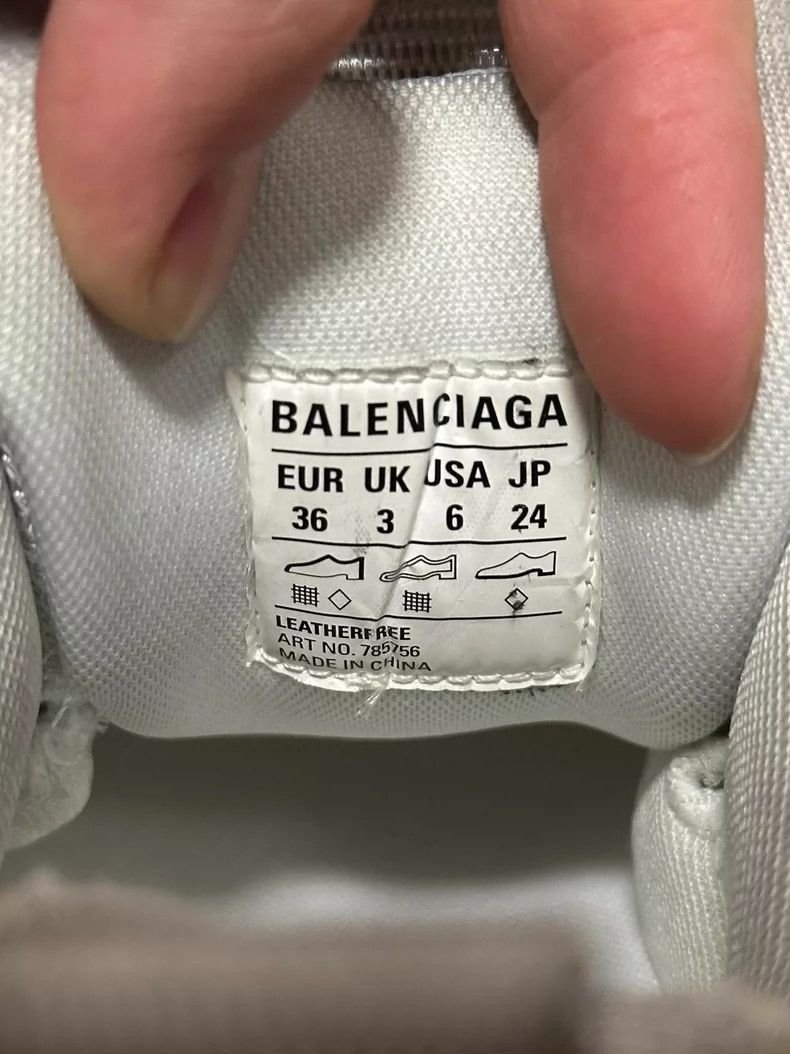 Balenciaga Balenciaga Balenciaga Cargo Sneakers in Gray and White -25 Size US 6 / IT 36 - 8 Thumbnail