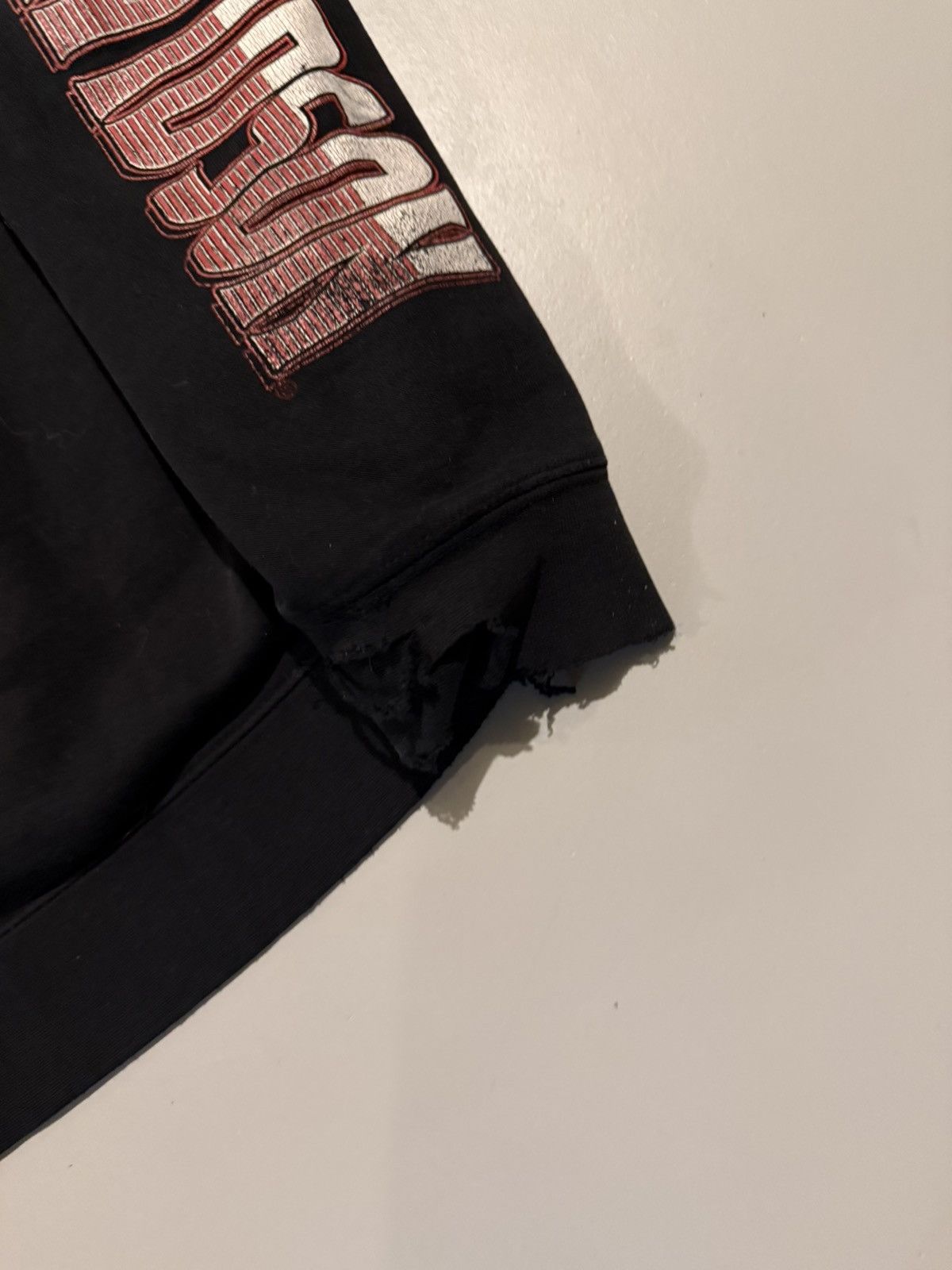 Harley Davidson Vintage 90s Harley Davidson Zip Up Hoodie With Sleeve Hits Size US XL / EU 56 / 4 - 3 Thumbnail