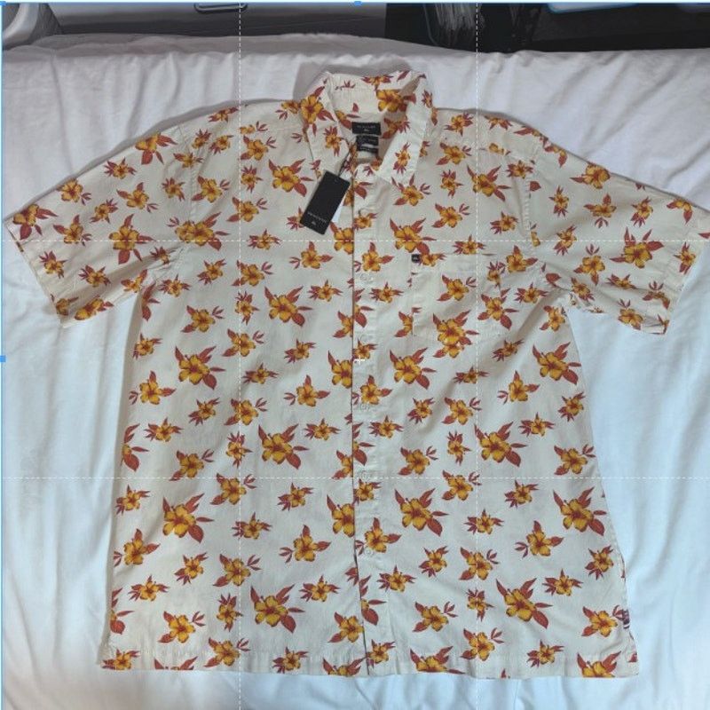 Quicksilver Quiksilver 100% Cotton Hawaii State Tribute Hawaiian Shirt Size US XL / EU 56 / 4 - 5 Thumbnail