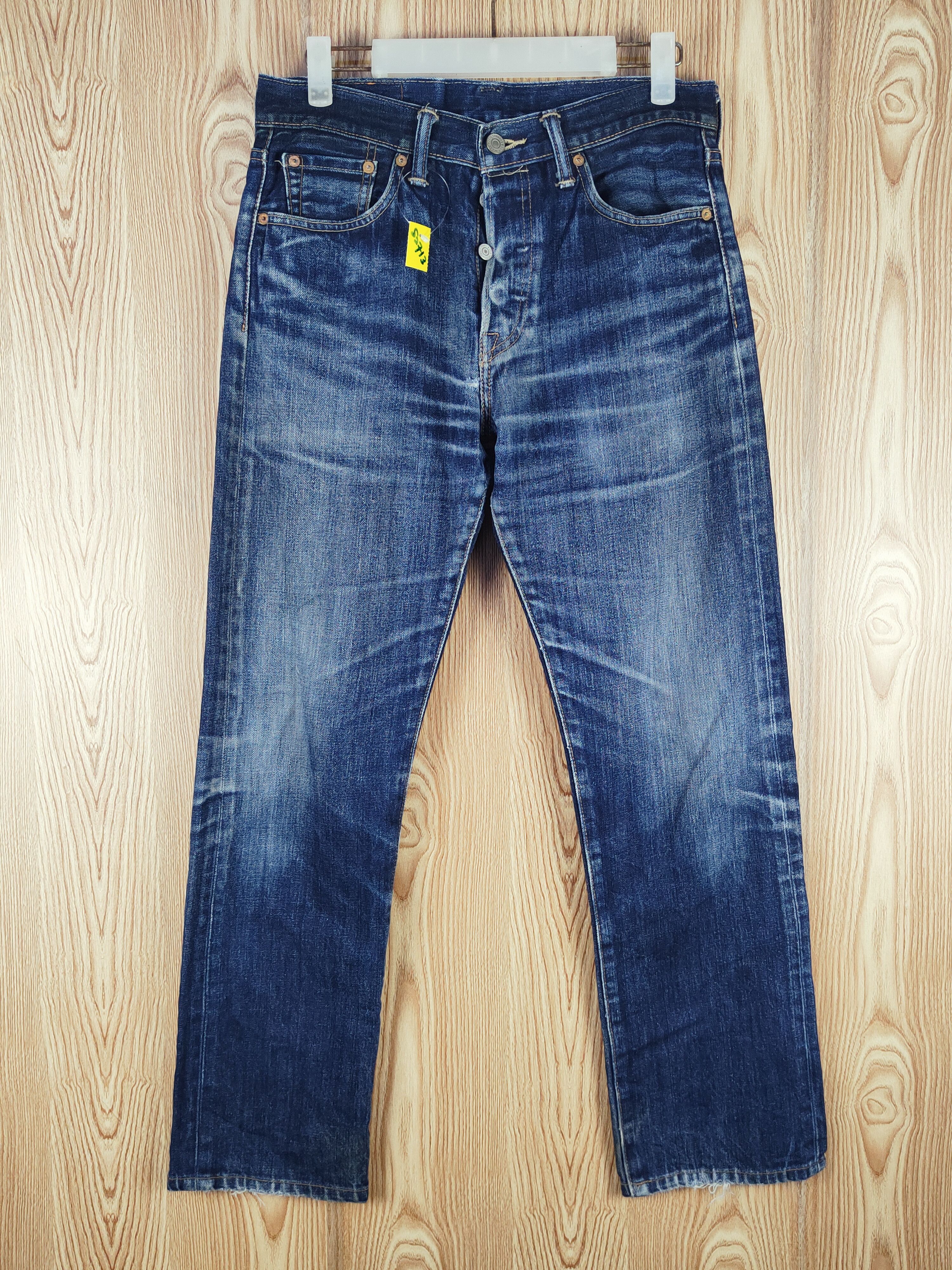 Levi's Levi's Dark Blue Distressed Ripped Jeans #S2713 Size US 30 / EU 46 - 1 Thumbnail