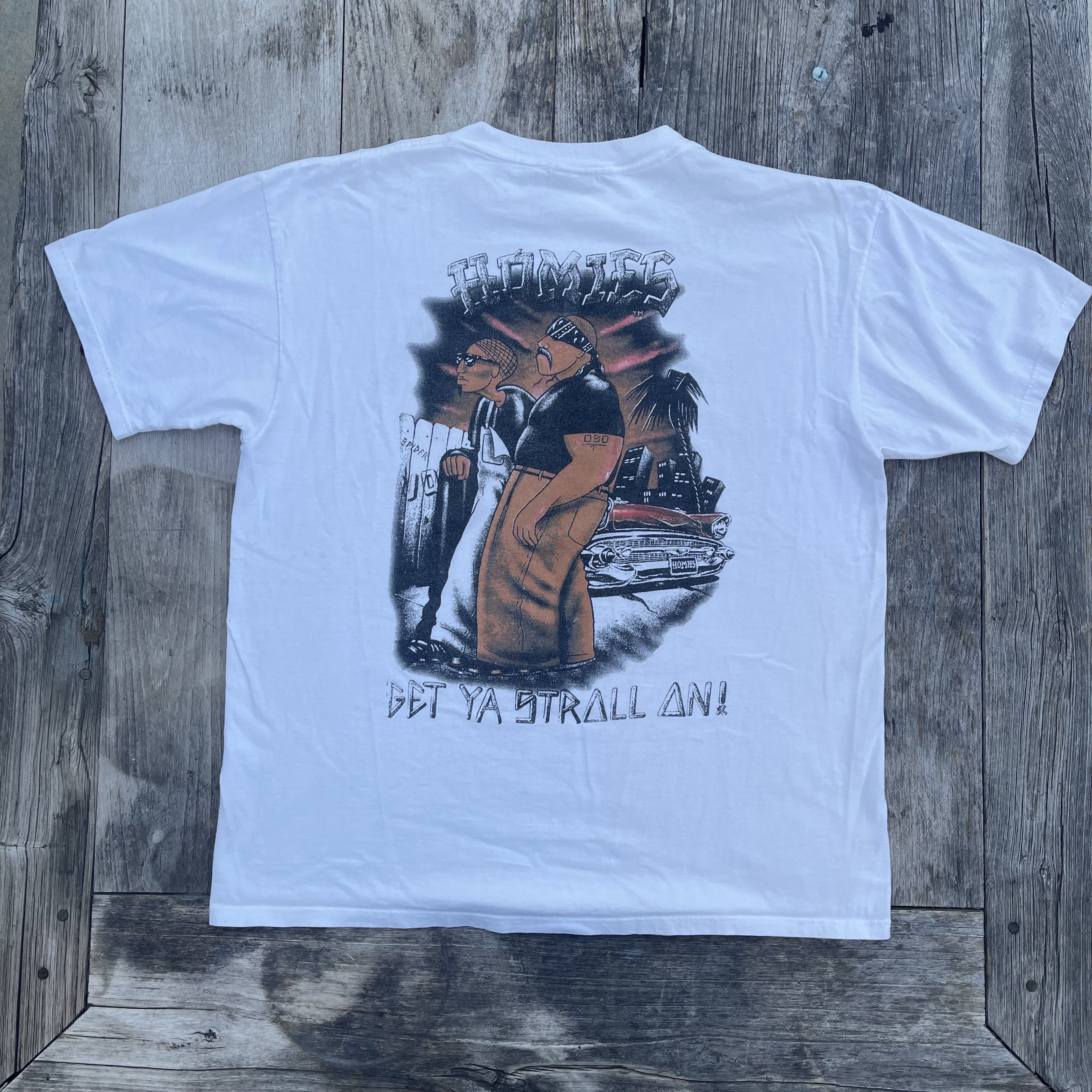 Vintage Homies Get Ya Stroll On T-shirt