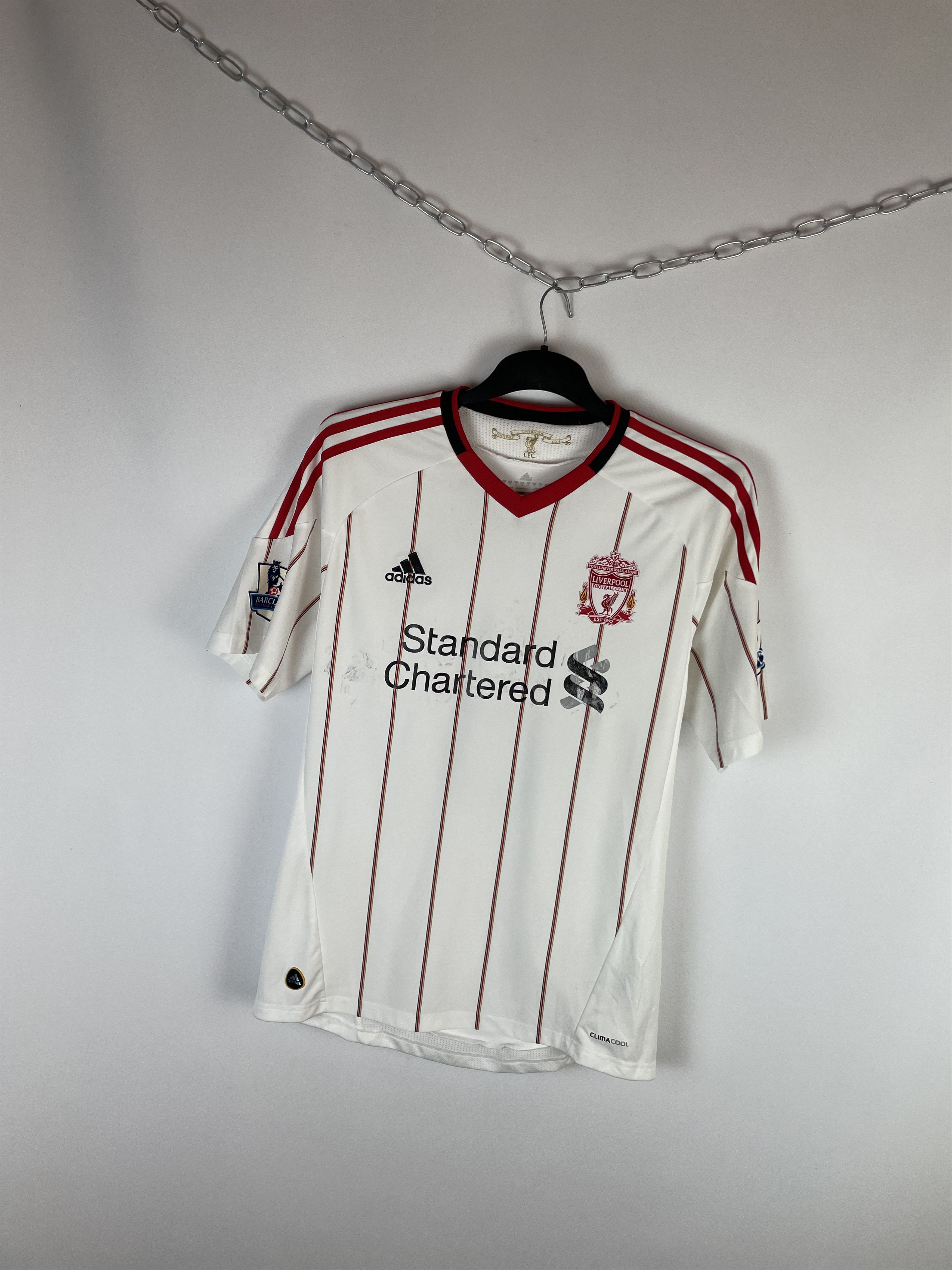 Adidas Adidas Liverpool FC Gerrard #8 Vintage Soccer Jersey Size US M / EU 48-50 / 2 - 2 Thumbnail