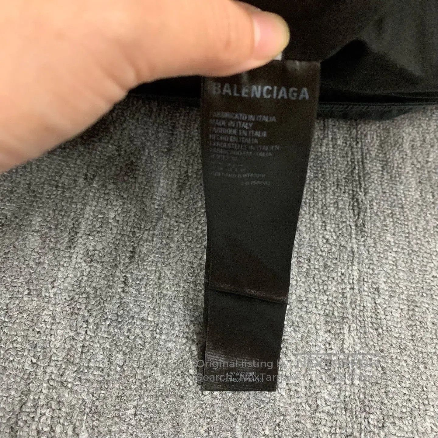 Balenciaga black logo padded coat by Balenciaga. Size US M / EU 48-50 / 2 - 7 Thumbnail
