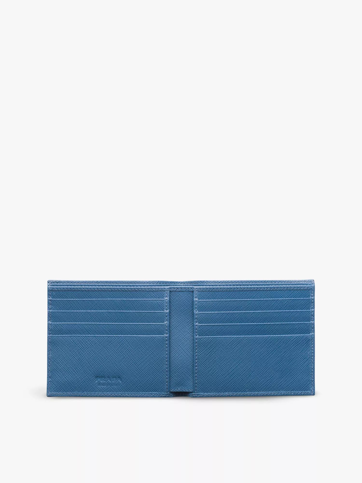 Prada o1la1rc1a0925 Size: OS / Saffiano Leather Wallet in Blue Size ONE SIZE - 4 Thumbnail