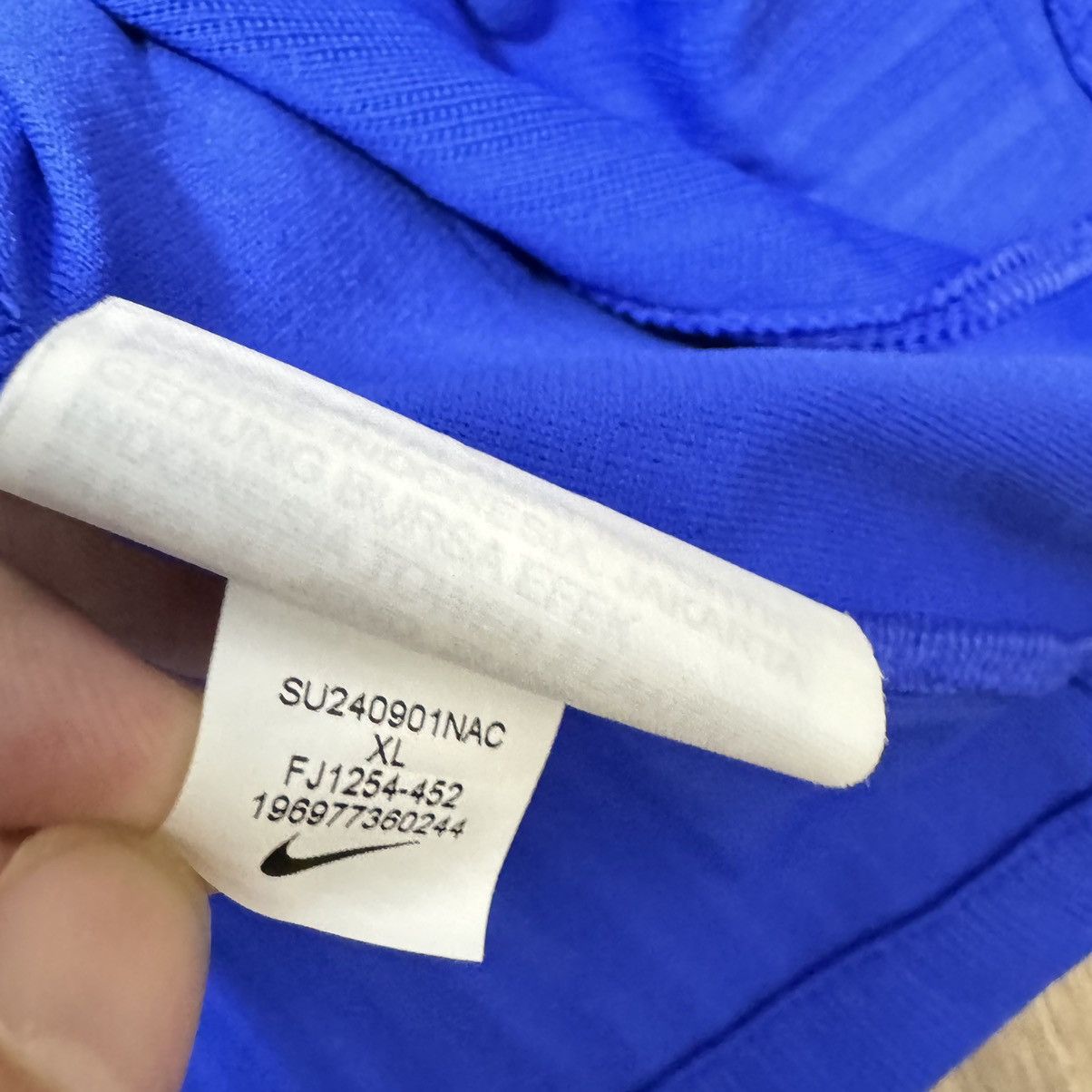 Nike France Euro2024 player issue home shirt #6 Camavinga Size US XL / EU 56 / 4 - 9 Thumbnail