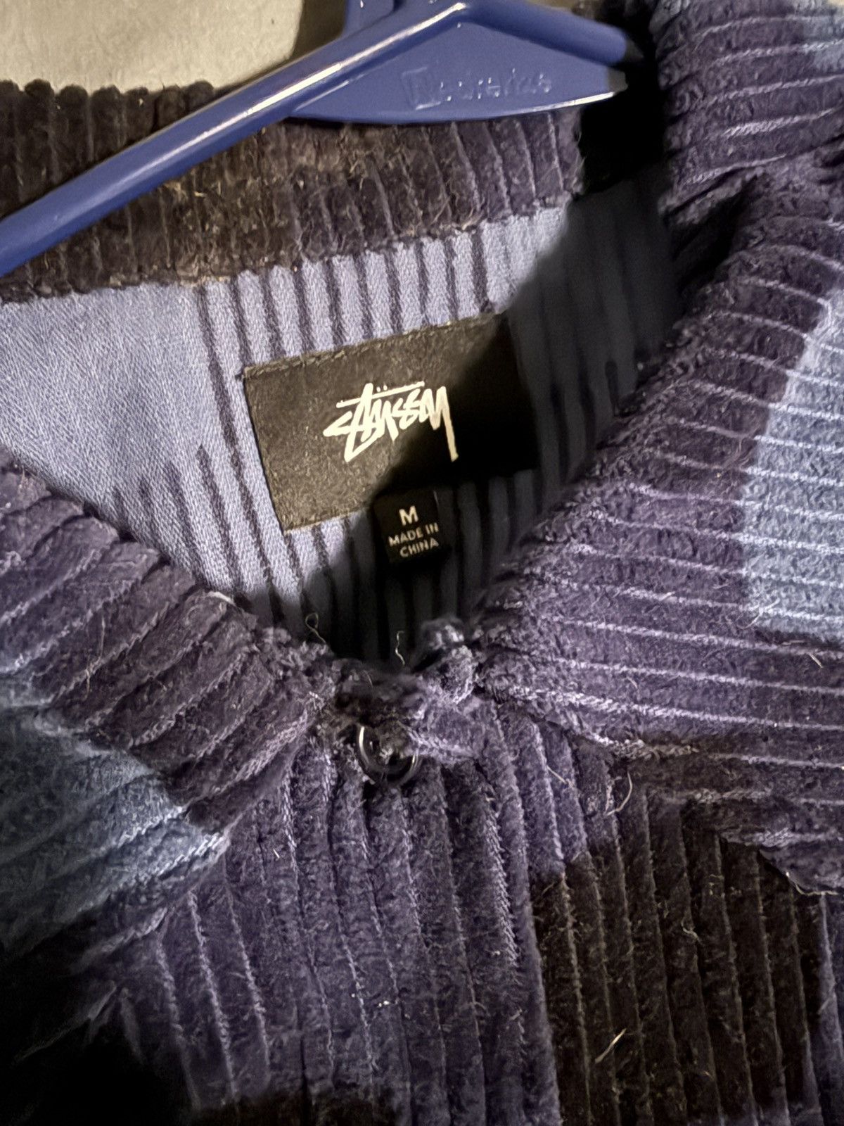 Stussy Corduroy Checked Button Shirt Size US M / EU 48-50 / 2 - 2 Thumbnail