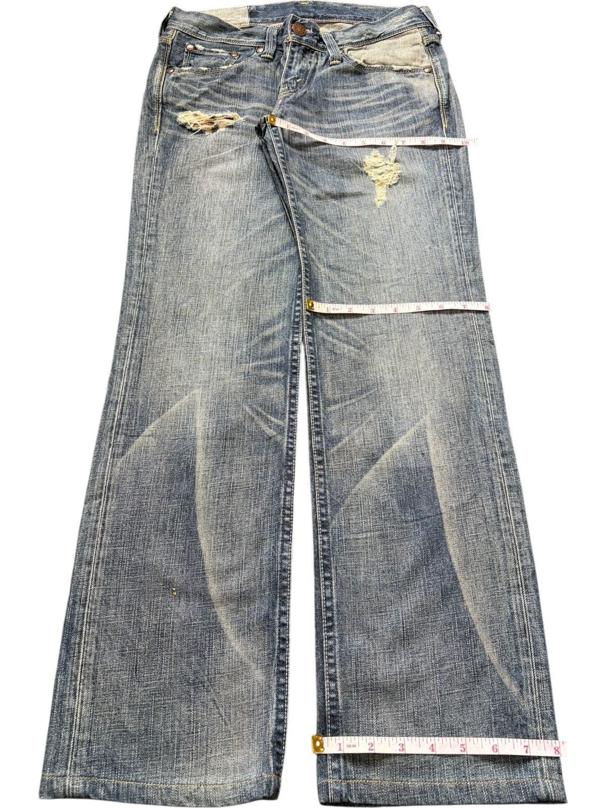 Levi's Vintage 90s Levis 903 Rusty Wash Distressed Jeans Size 30" / US 8 / IT 44 - 8 Thumbnail