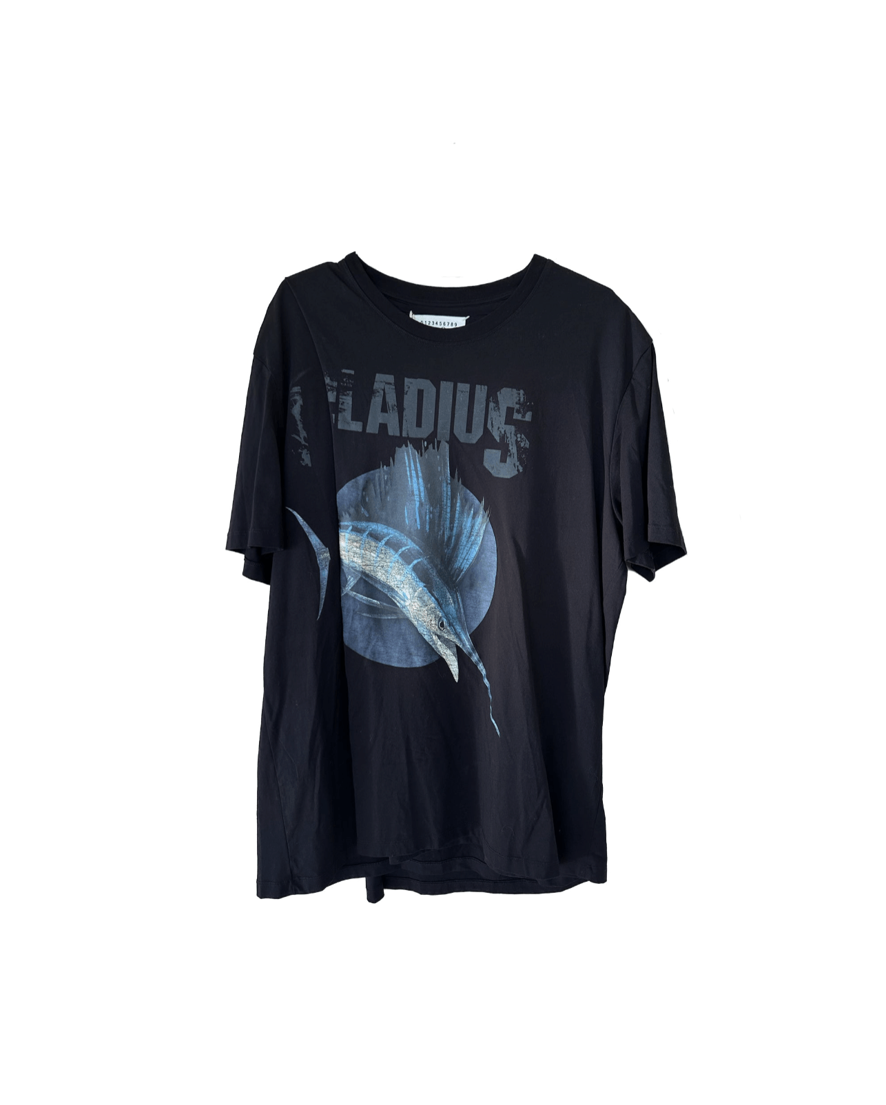Maison Margiela Maison Margiela Black Pladius t-shirt Size US XL / EU 56 / 4 - 1 Thumbnail