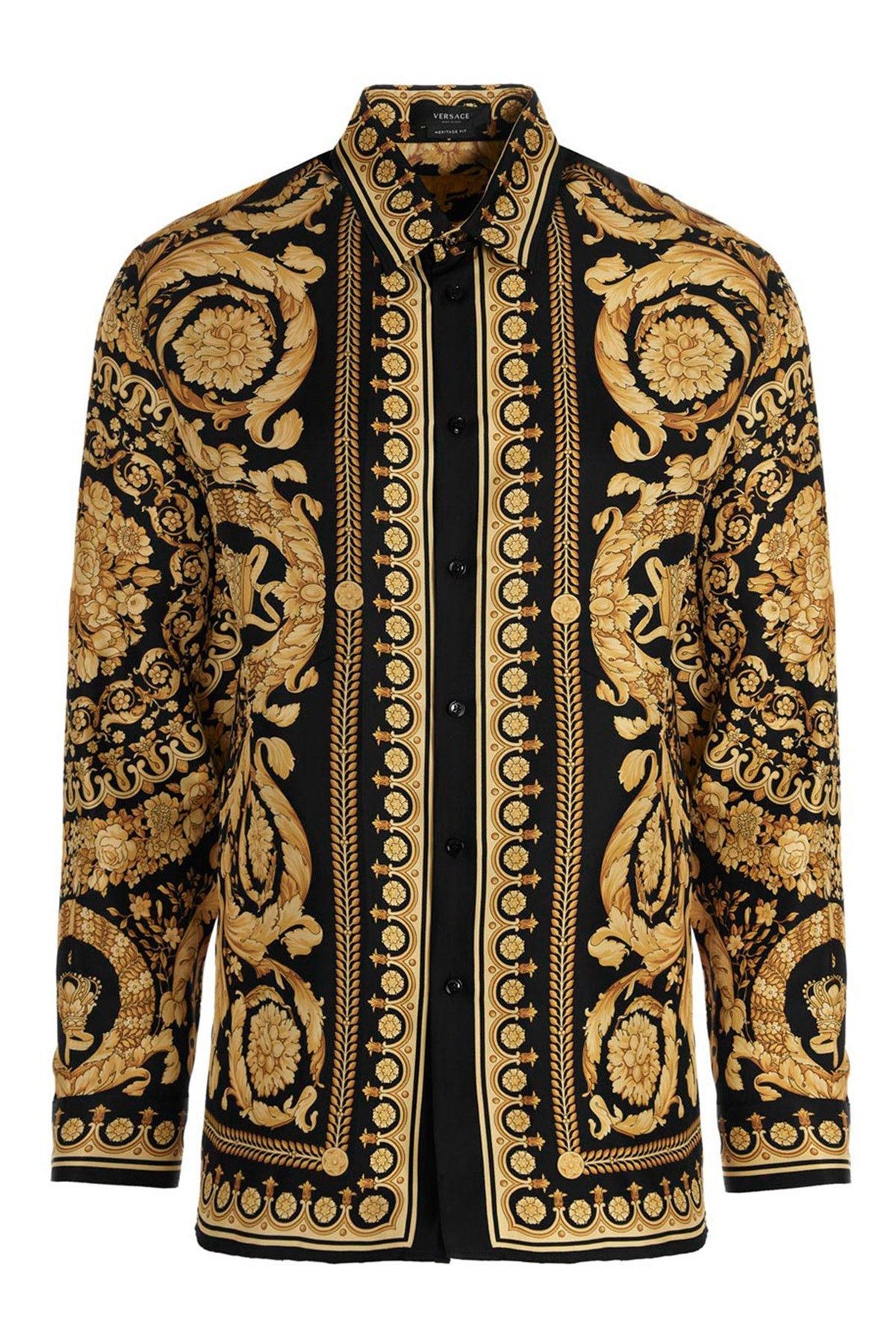 image of Versace 'barocco' Shirt, Men's (Size XL)