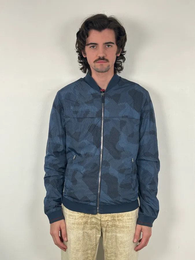 Gucci SS2010 Gucci Navy Camo Bomber Jacket Size US M / EU 48-50 / 2 - 2 Thumbnail
