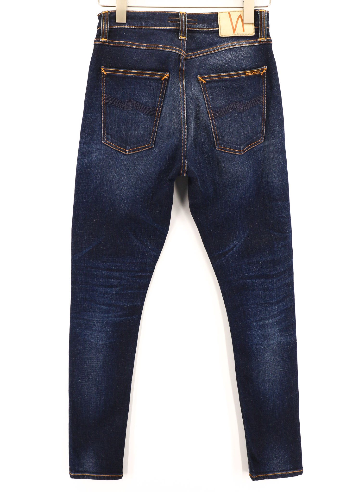 Nudie Jeans PIPE LED W29/L30 Skinny Cotton Stretch Blue Jeans 80610 Size US 29 - 2 Thumbnail