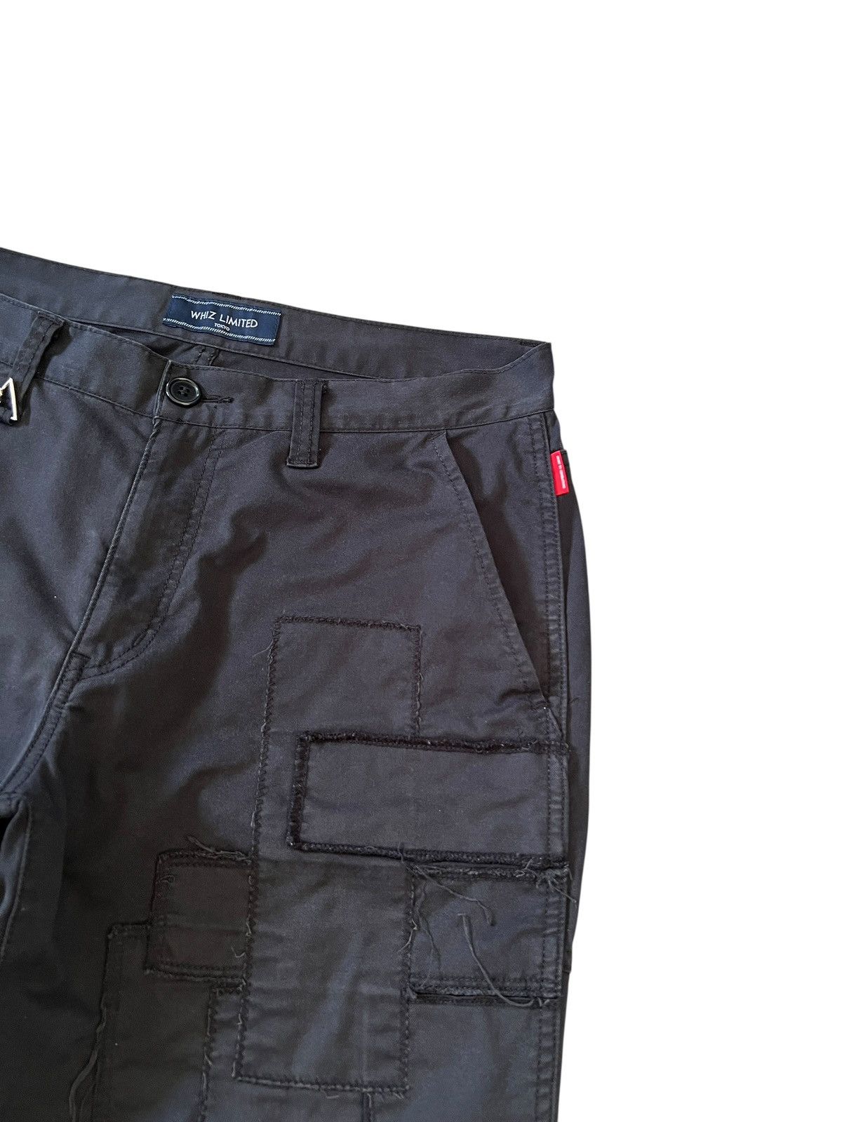 Japanese Brand × WHIZ LIMITED AW14 Whiz Limited Patchwork Cropped Trousers Undercover Size US 33 - 6 Thumbnail