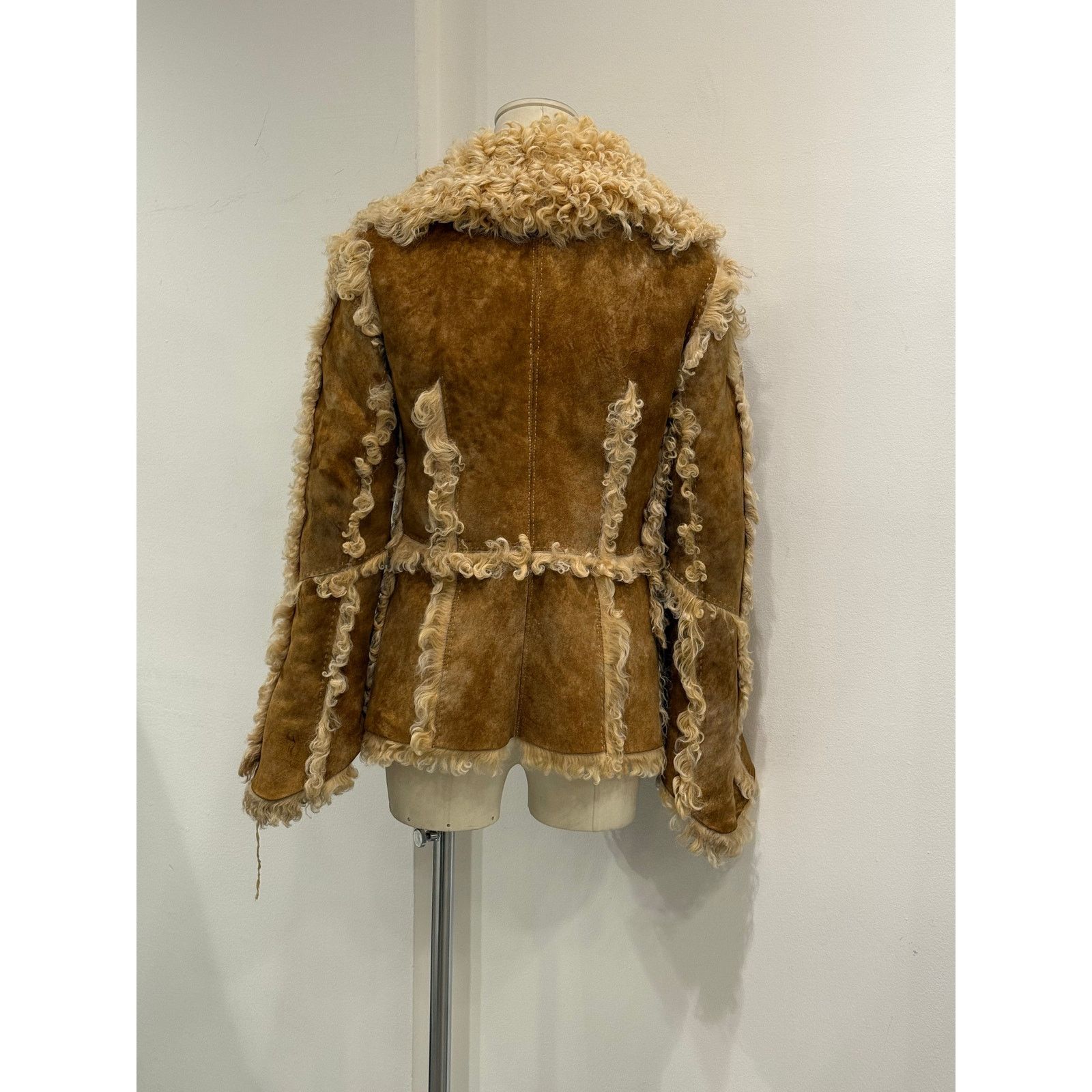 Roberto Cavalli A/W1999 Roberto Cavalli shearling patchwork jacket Size S / US 4 / IT 40 - 10 Thumbnail
