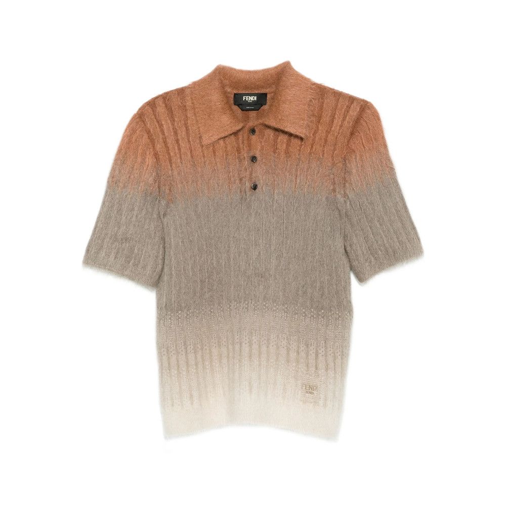 Fendi Polo with mohair finish Size US M / EU 48-50 / 2 - 1 Thumbnail