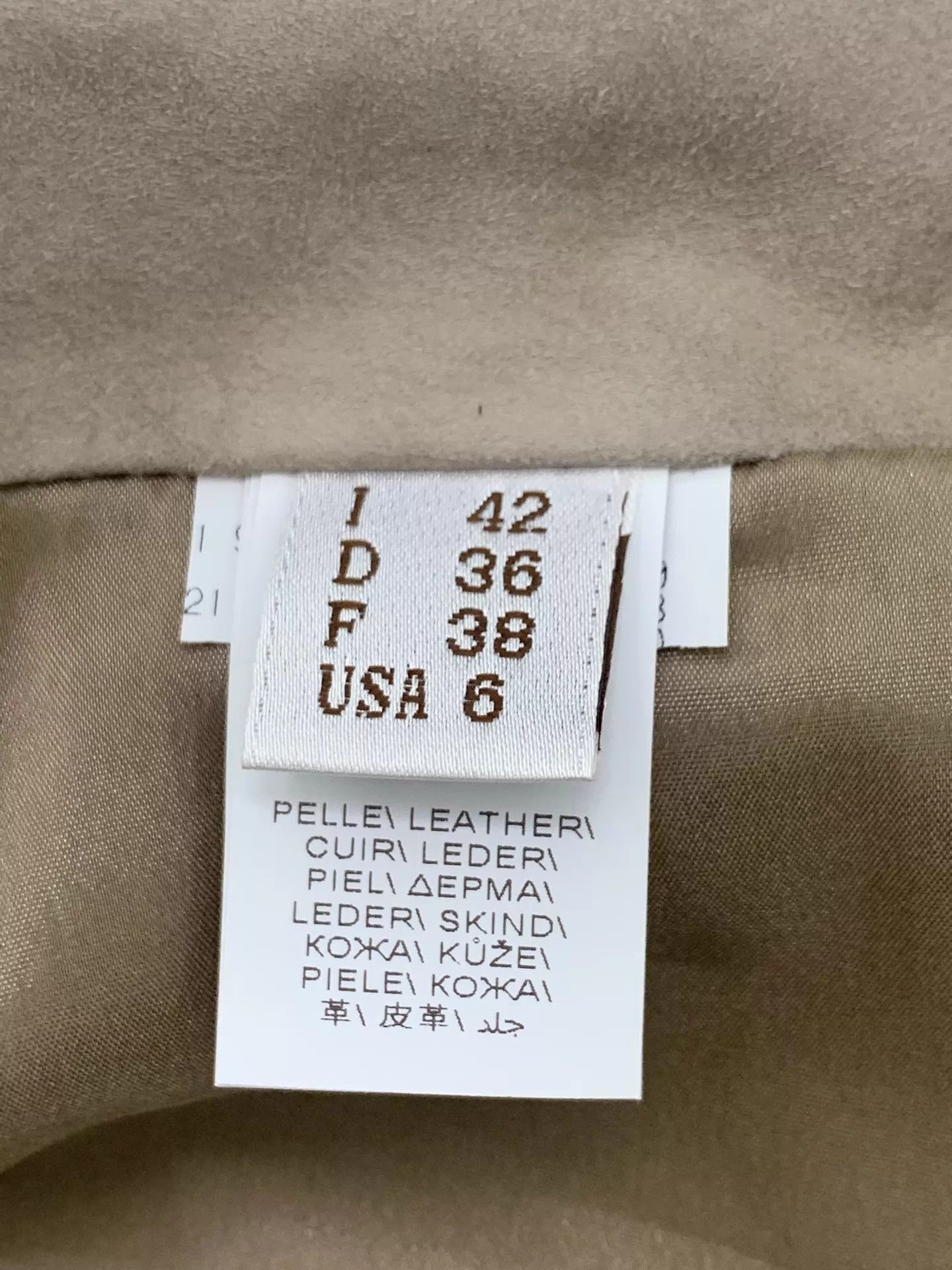 Brunello Cucinelli Brunello Cucinelli Suede Irregular Skirt 38 New Size 28" / US 6 / IT 42 - 5 Thumbnail