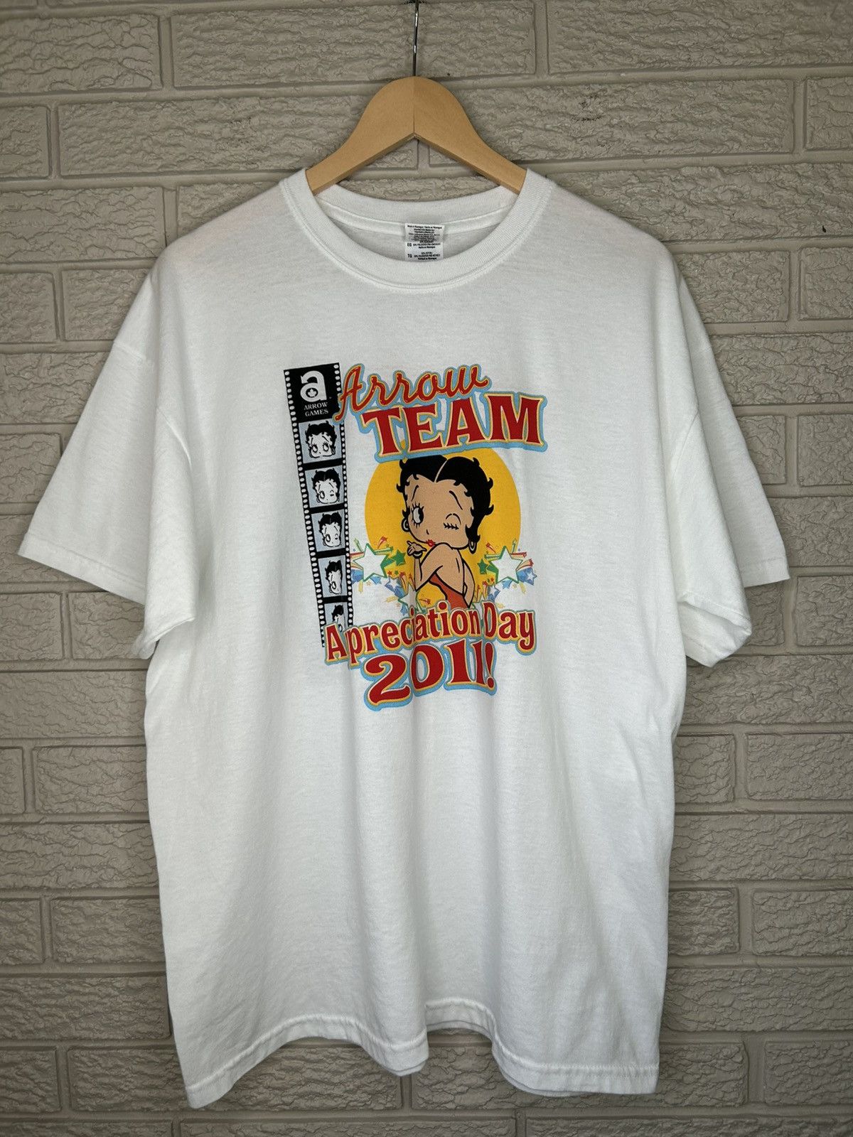 Cartoon Network × Vintage Vintage Betty Boop Bingo T Shirt Size US XL / EU 56 / 4 - 1 Thumbnail