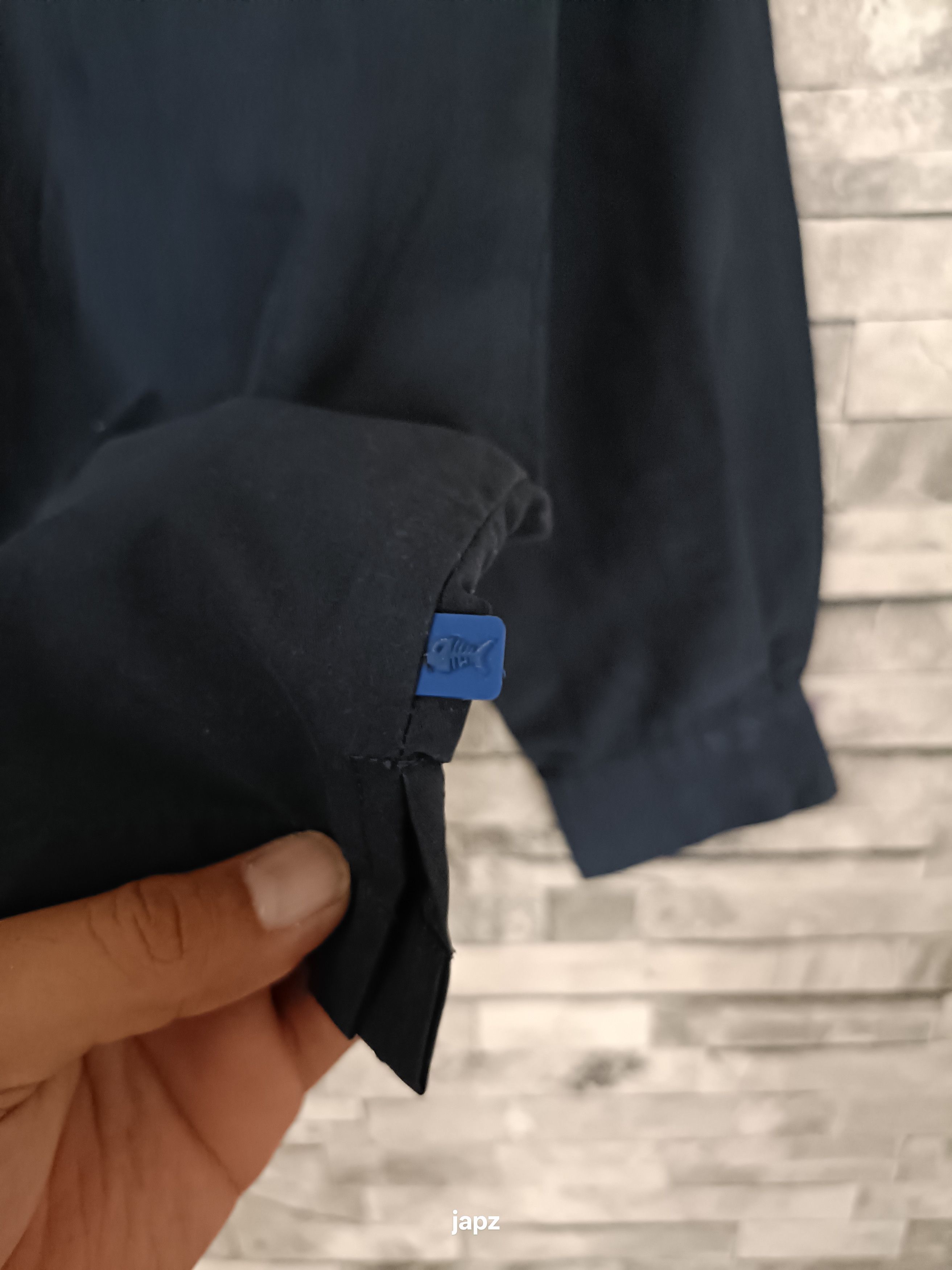 Hypebeast × Vintage Vintage fishbone two tone shirt detachable sleeves Size US L / EU 52-54 / 3 - 8 Thumbnail