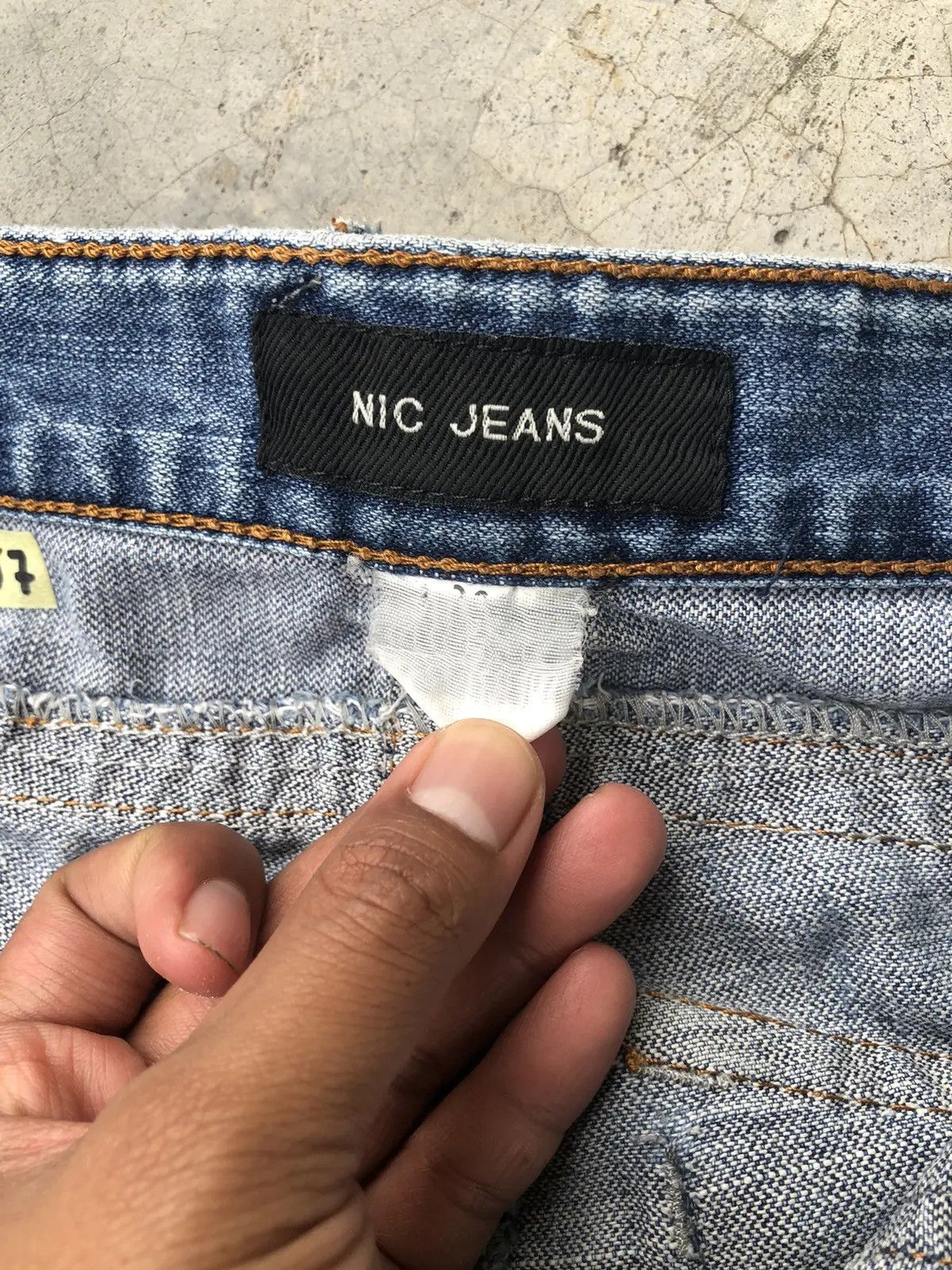 Japanese Brand × Vintage Japanese Distressed Denim Nic Jeans Bush Pocket Rare Design Size US 30 / EU 46 - 9 Thumbnail