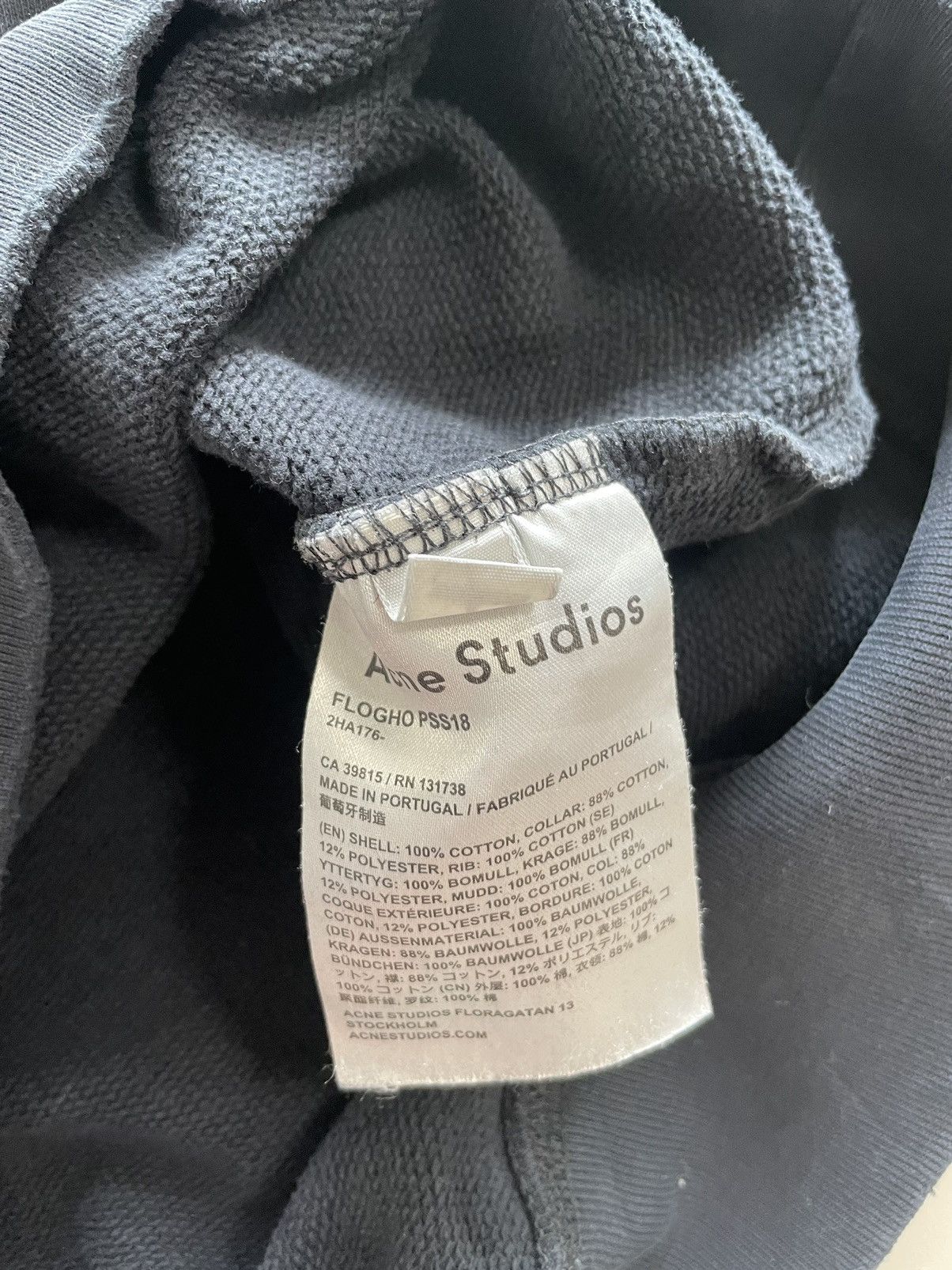 Acne Studios Acne Studios Distressed Sweatshirt Size US S / EU 44-46 / 1 - 5 Thumbnail