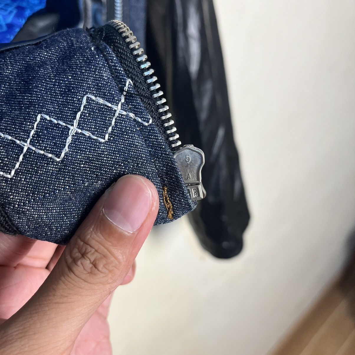 Darren Romanelli DR. ROMANELLI X CLOT X LEVI'S REWORKED LEATHER DENIM JACKET Size US M / EU 48-50 / 2 - 19 Thumbnail