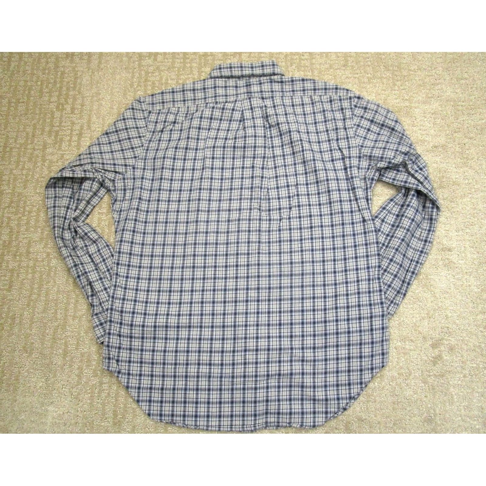 Ralph Lauren Ralph Lauren Shirt Men Medium Blue Plaid Flannel Button Down Long Sleeve Twill Size US M / EU 48-50 / 2 - 4 Thumbnail