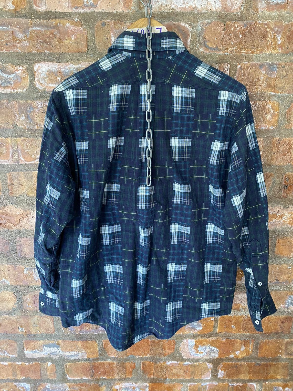Beams Plus × Needles 2000s JIPIJAPA X Beams Patchwork shirt Size US M / EU 48-50 / 2 - 9 Thumbnail