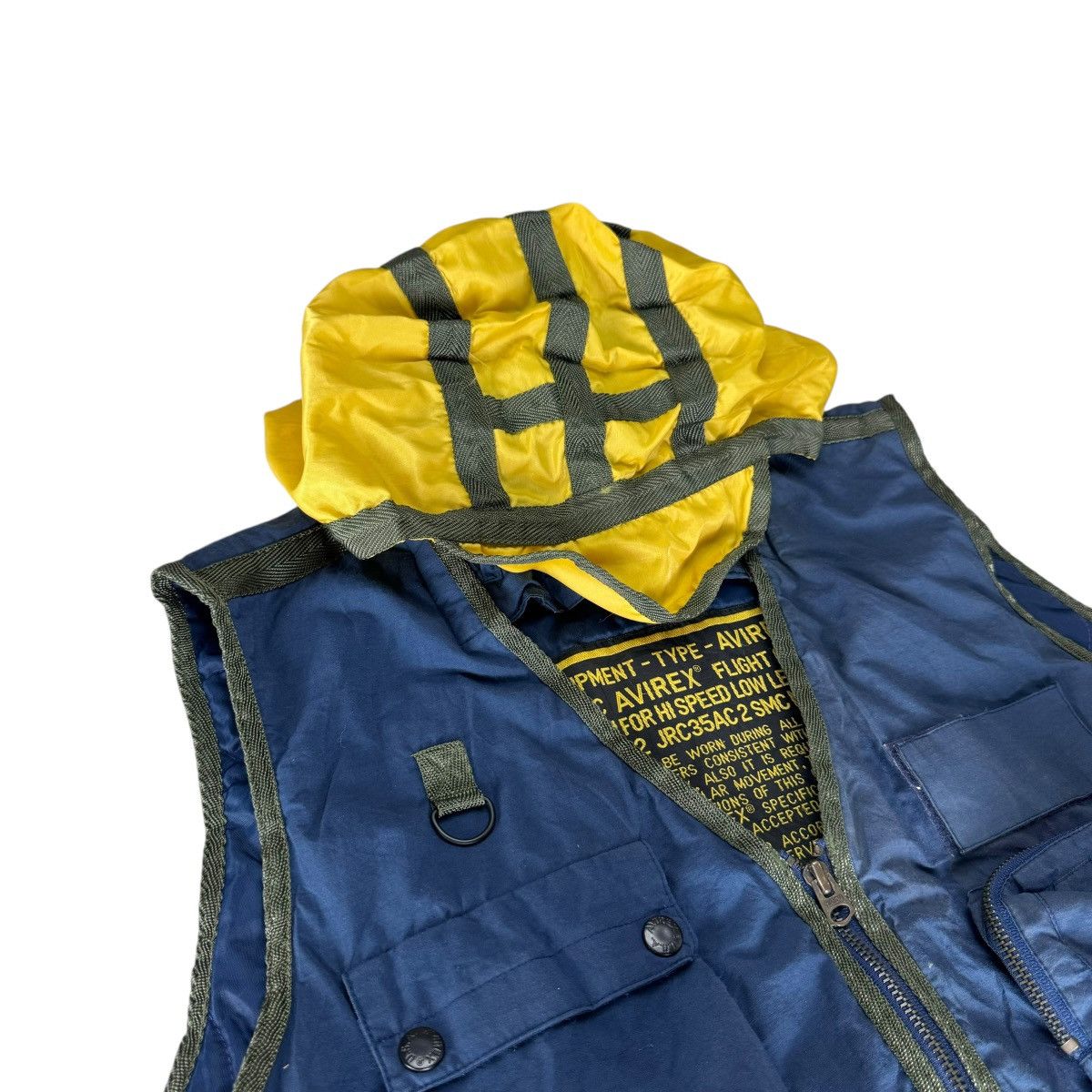 Avirex ☀️AVIREX USN MULTI POCKET TACTICAL HOODIE ISSUE VEST Size US L / EU 52-54 / 3 - 8 Thumbnail