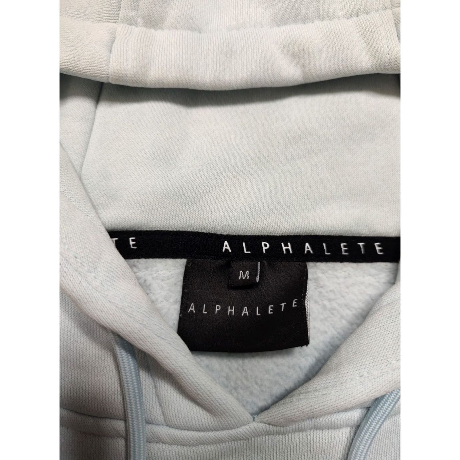 Vintage VINTAGE ALPHALETE Hoodie Womens M Blue Acid Wash Tie Dye Sweatshirt Pullover Logo Size M / US 6-8 / IT 42-44 - 5 Thumbnail