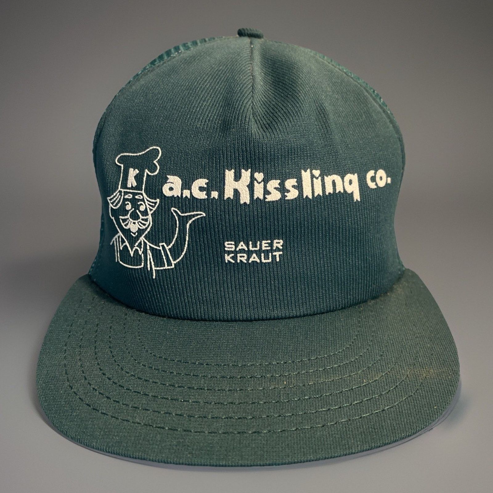 Cintas Vtg A.C. Kissling co. sauer kraut trucker hat Foam Breakdown Size ONE SIZE - 1 Thumbnail