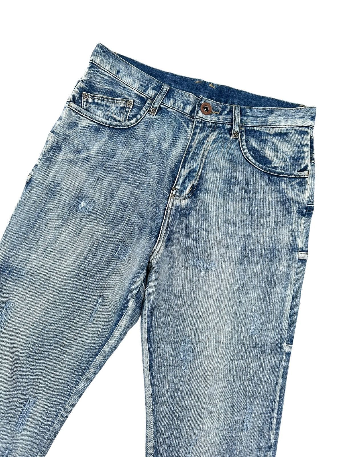 Kapital PPFM Japanese Punk Style Denim Jeans Size US 31 - 4 Thumbnail