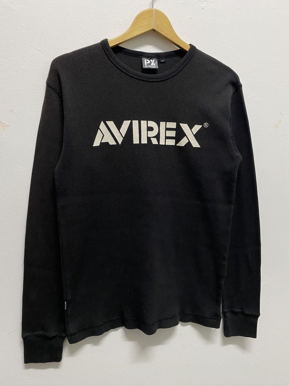 Avirex Rare Avirex Spellout Army Waffle Tees Size US L / EU 52-54 / 3 - 4 Thumbnail