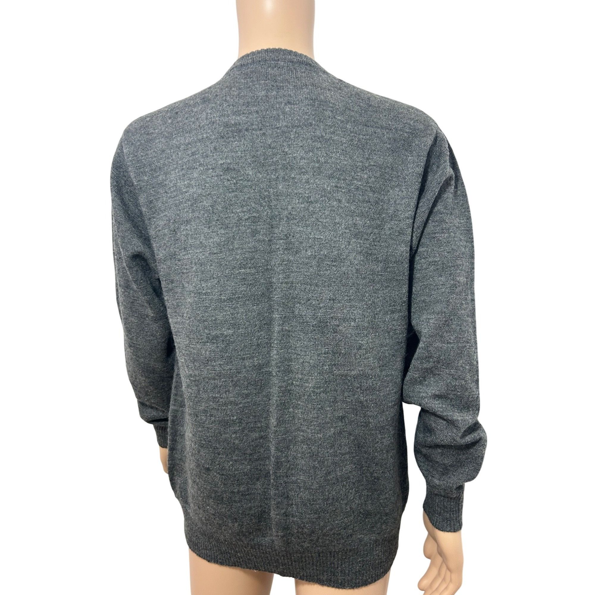 Gap Gap Men’s Sweater Grey L Pullover Ribbed Crewneck Wool Class Size US L / EU 52-54 / 3 - 2 Thumbnail